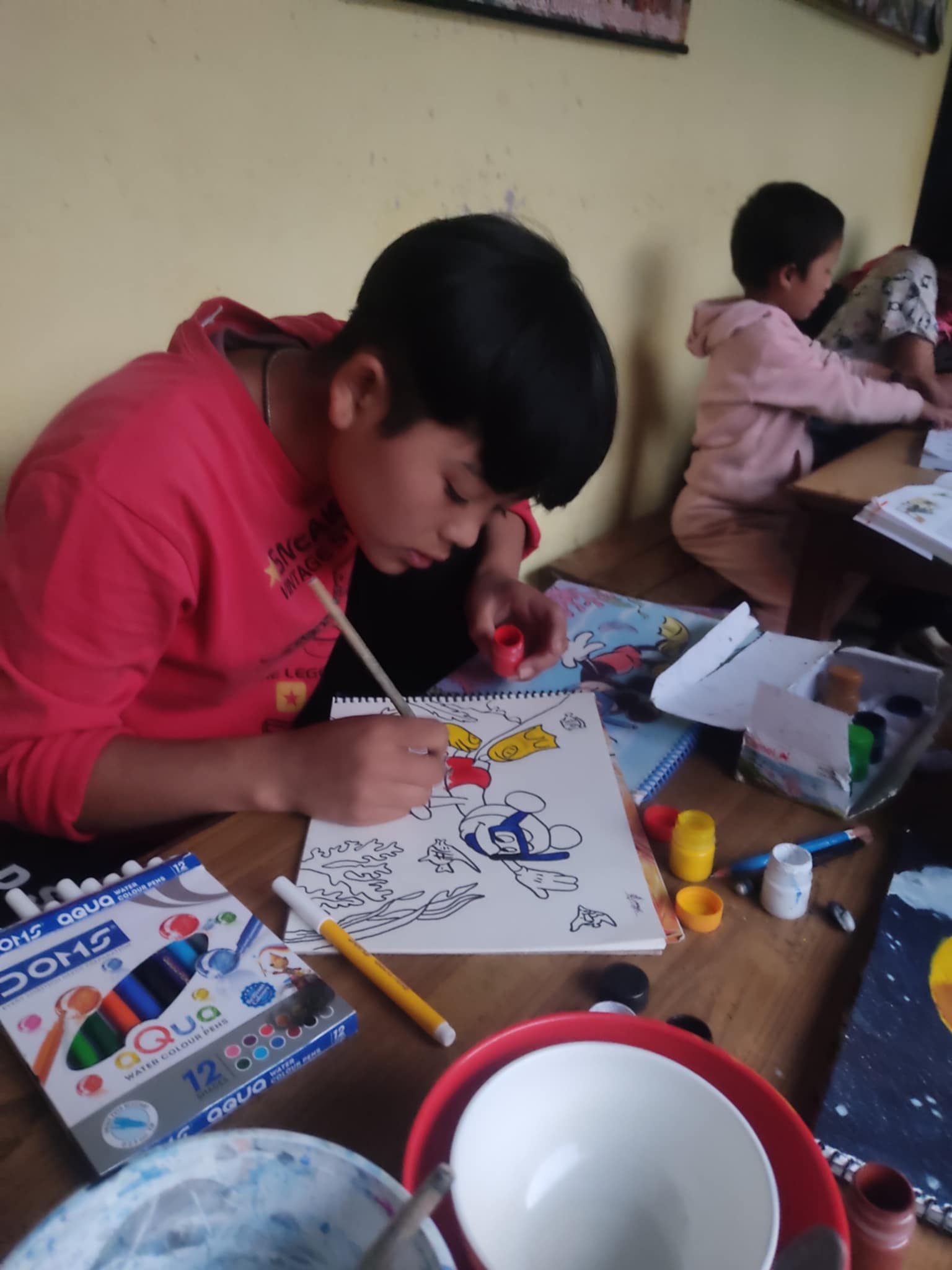 Children in classroom